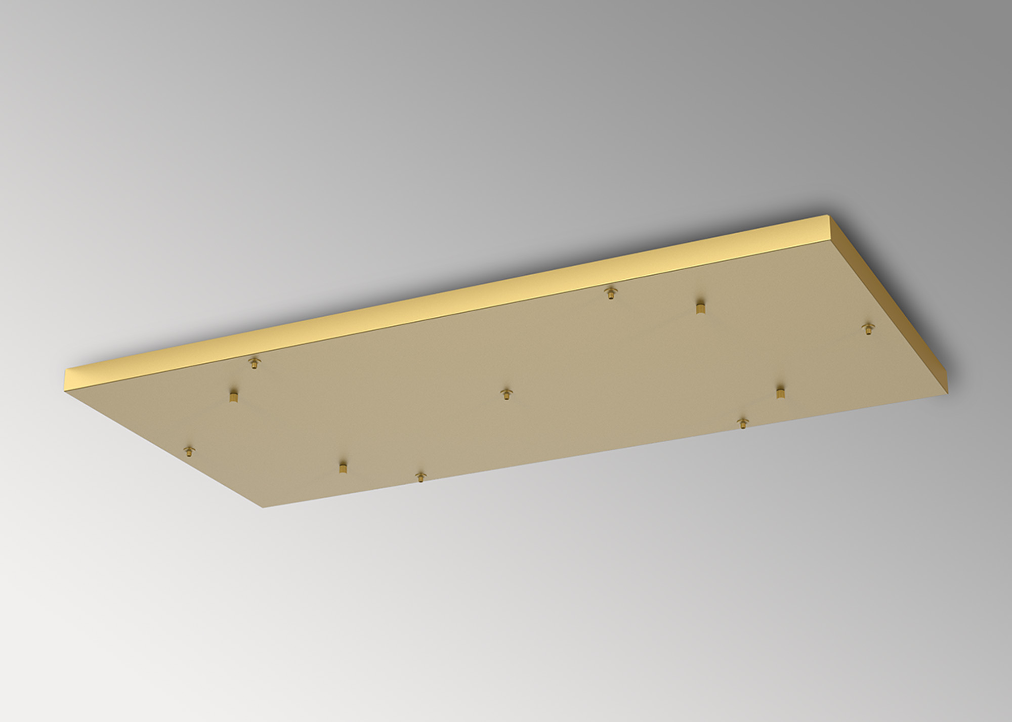 Elsa 7 Hole 940 x 460mm Rectangular Canopy Kit Gold M8268  Mantra Elsa
